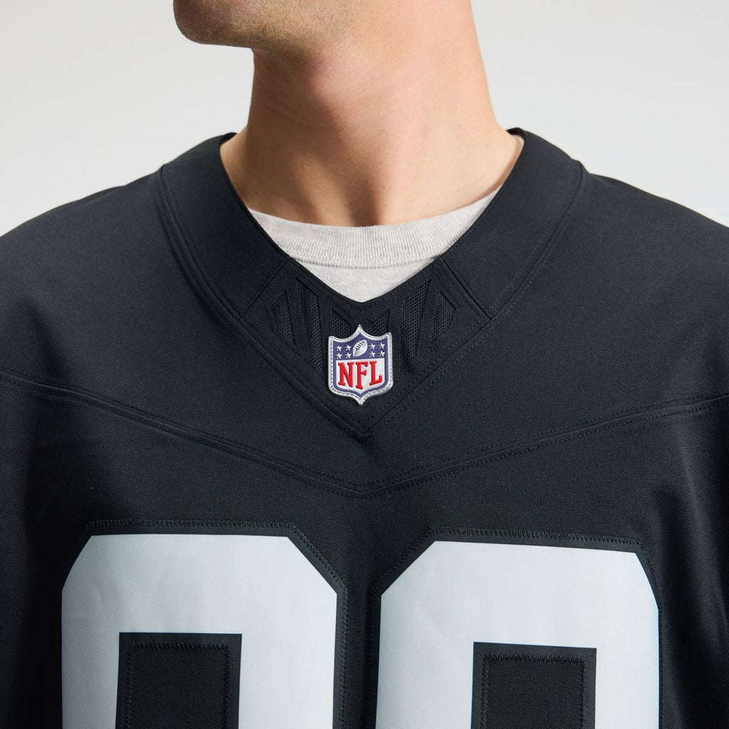 Men's Las Vegas Raiders Brock Bowers Nike White Vapor F.U.S.E. Stitched Limited Jersey