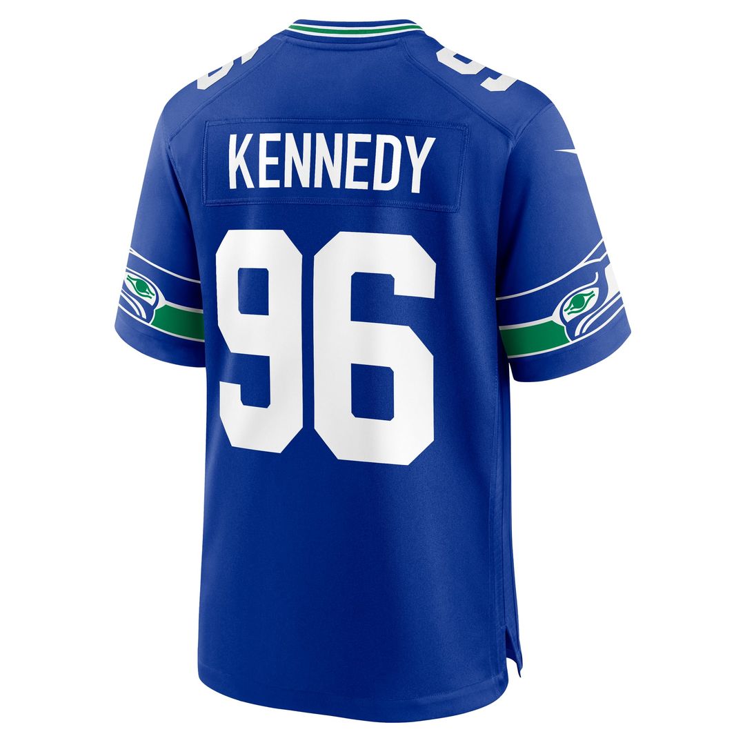 Men's Seattle Seahawks Cortez Kennedy Nike Royal Retired Player Alternate Game Jersey