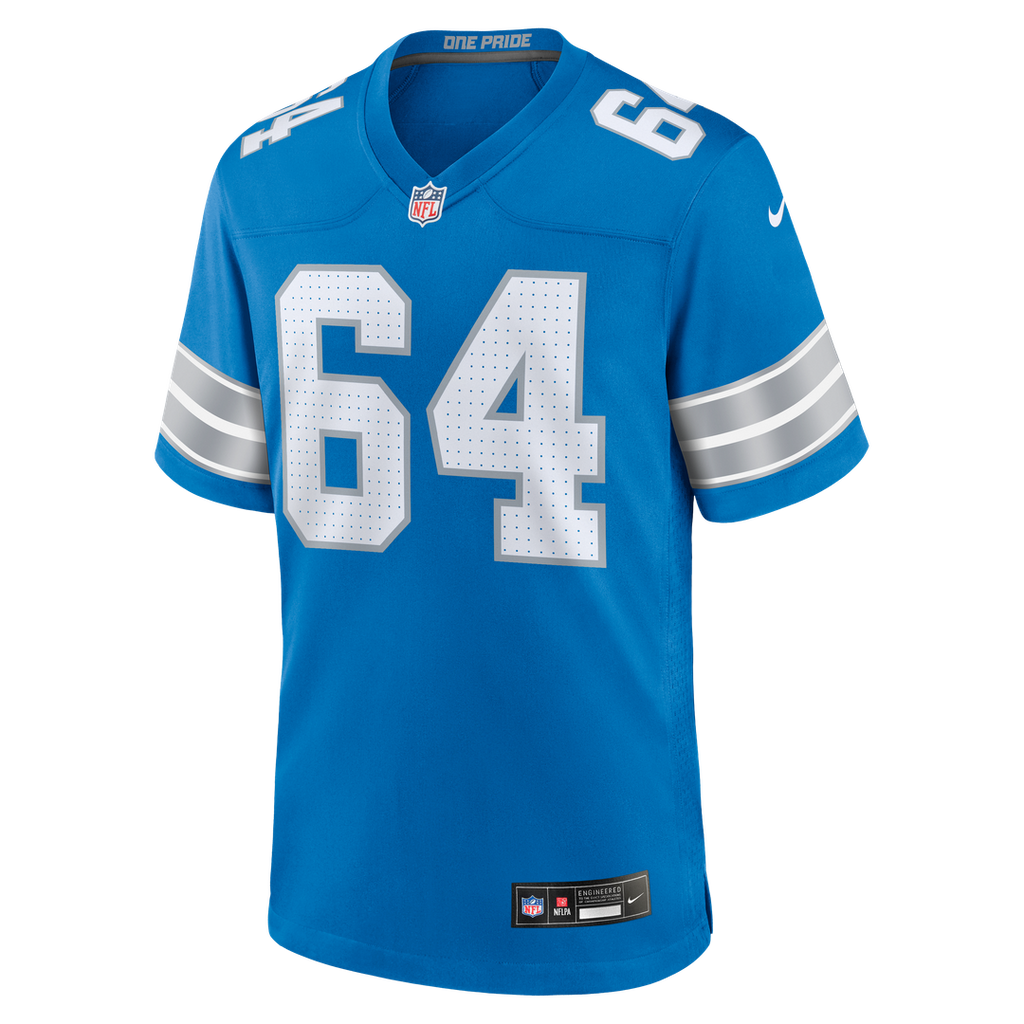 Men's Detroit Lions Cade Mays Nike  Blue Team Game Jersey