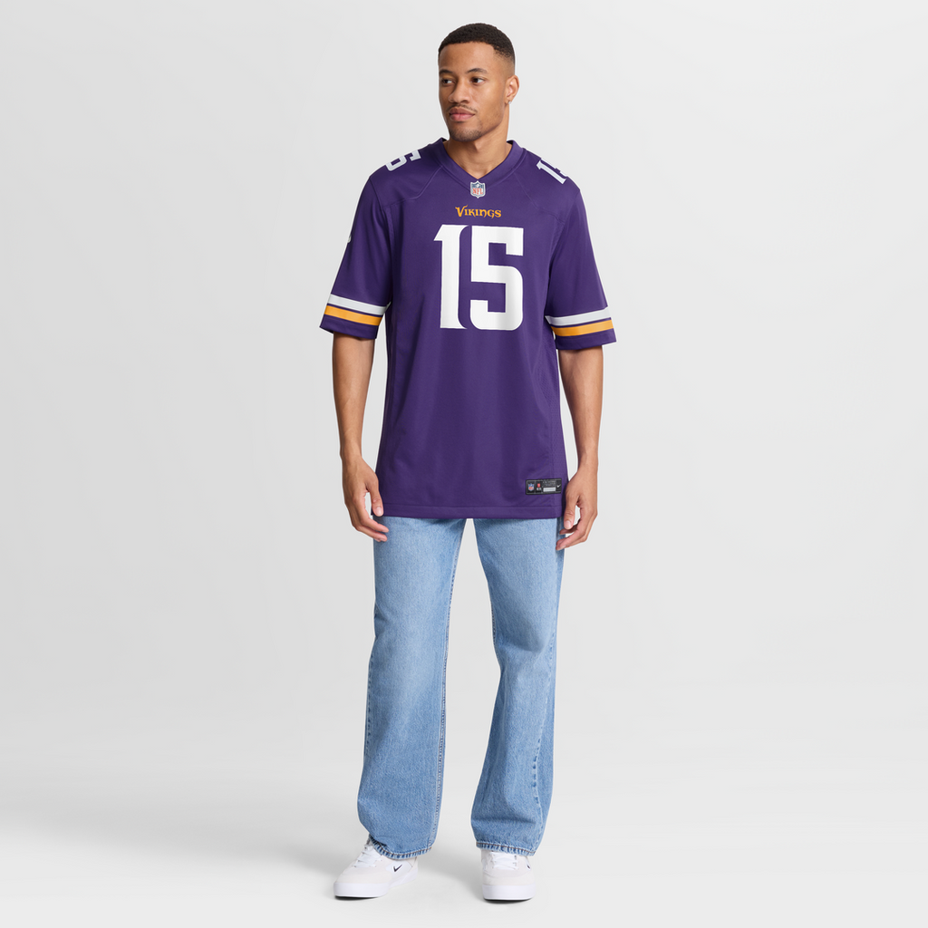 Men's Minnesota Vikings Dallas Turner Nike  Purple  Game Jersey