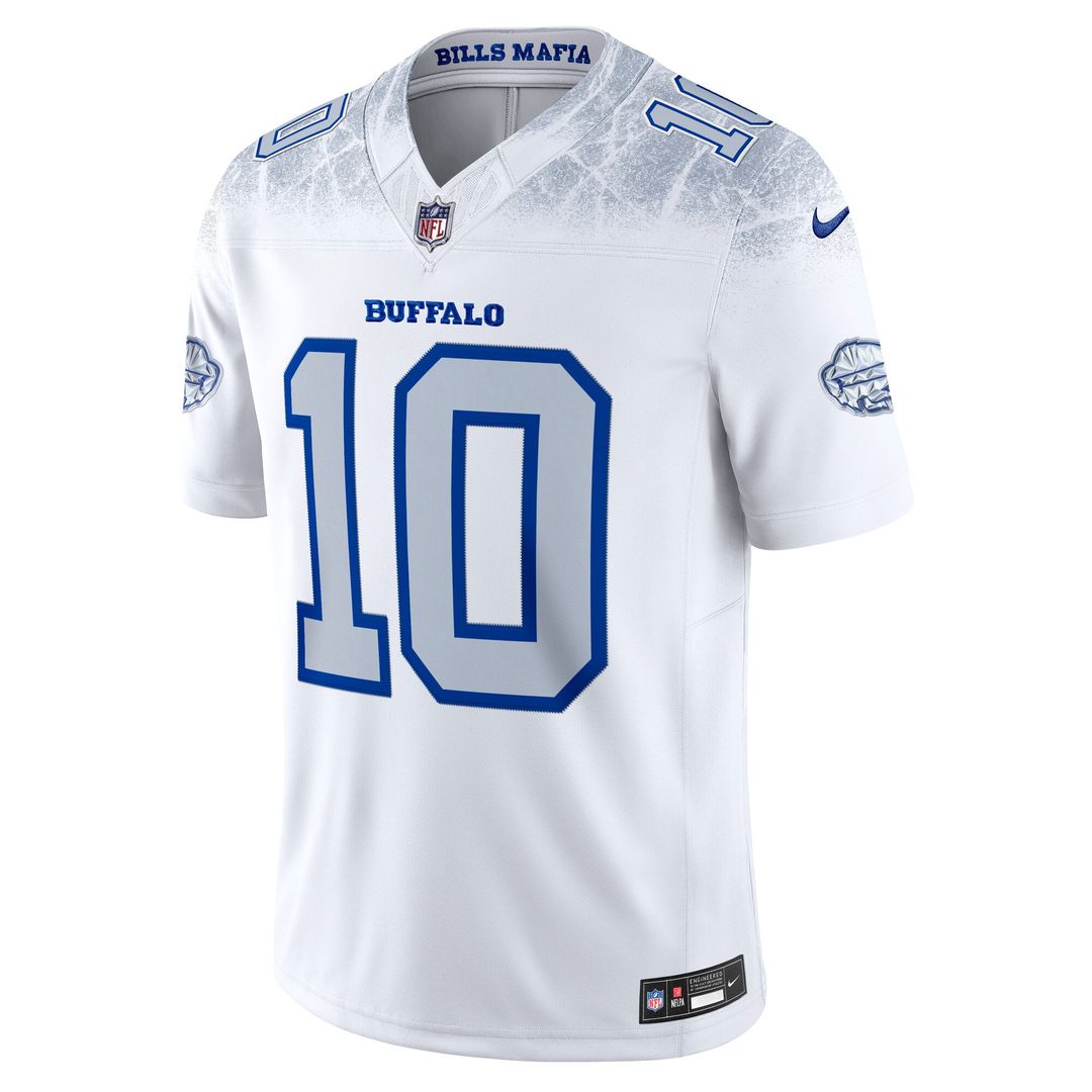 Men's Buffalo Bills Khalil Shakir Nike White Rivalries Collection Stitched Limited Jersey