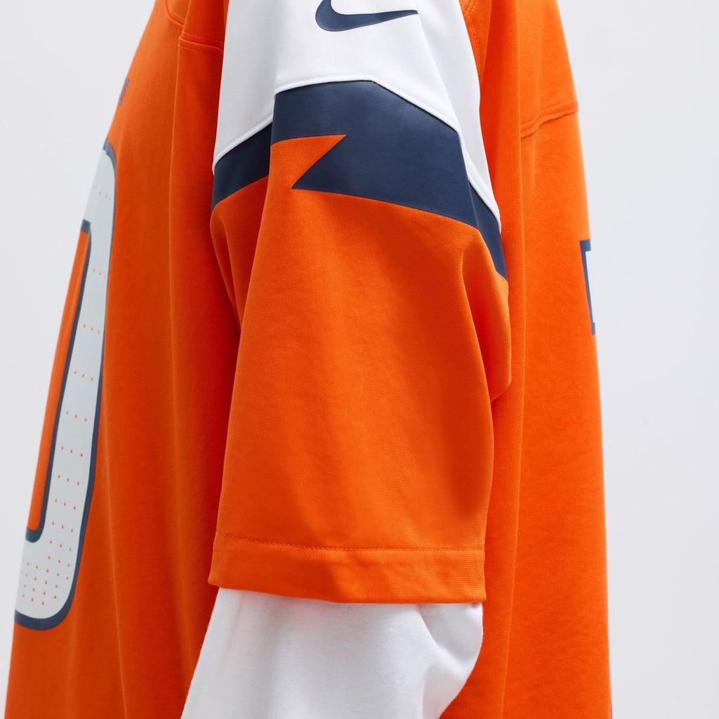Men's Denver Broncos Bo Nix Nike  Navy Alternate Game Jersey