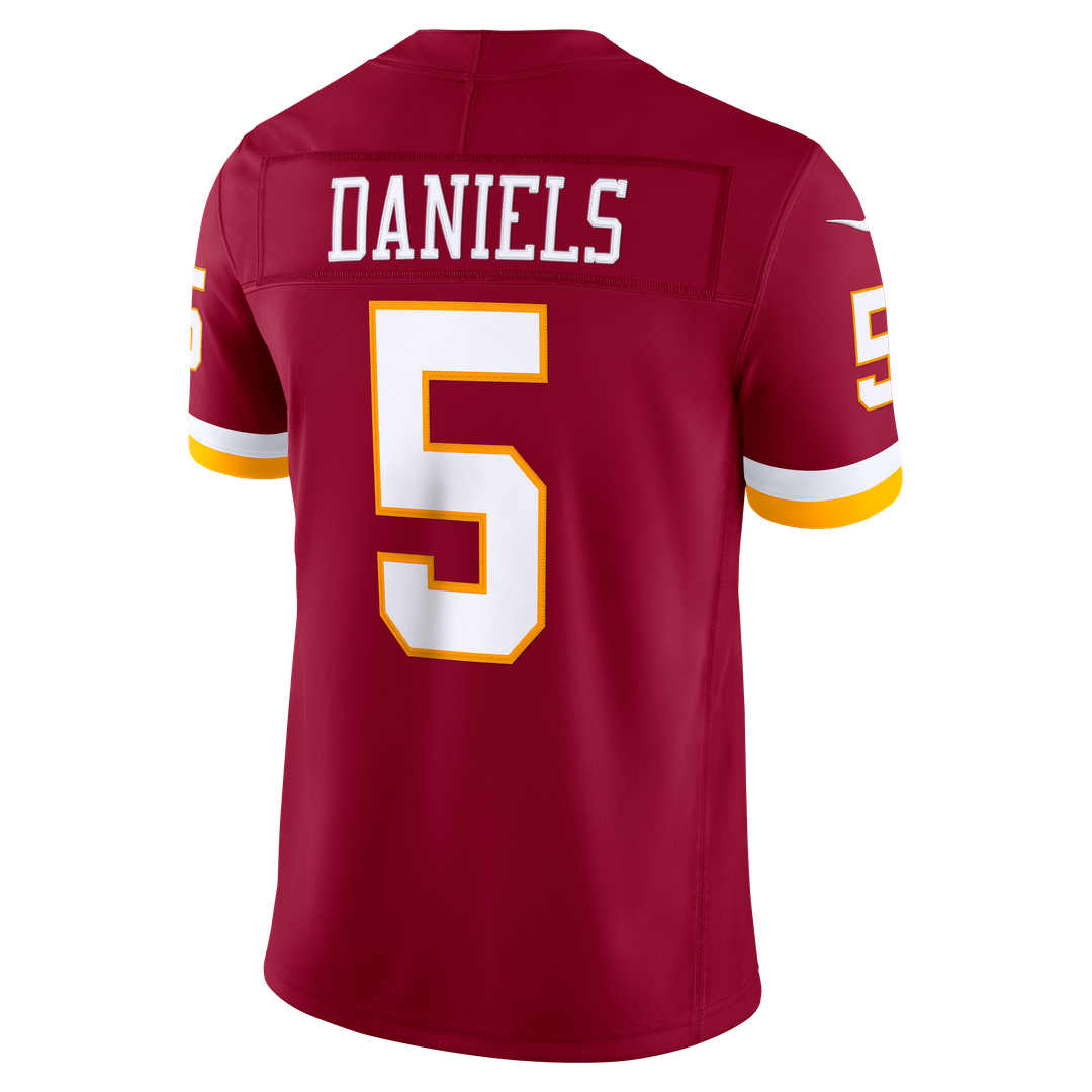 Men's Washington Commanders Jayden Daniels Nike Burgundy Team Vapor F.U.S.E. Stitched Limited Jersey