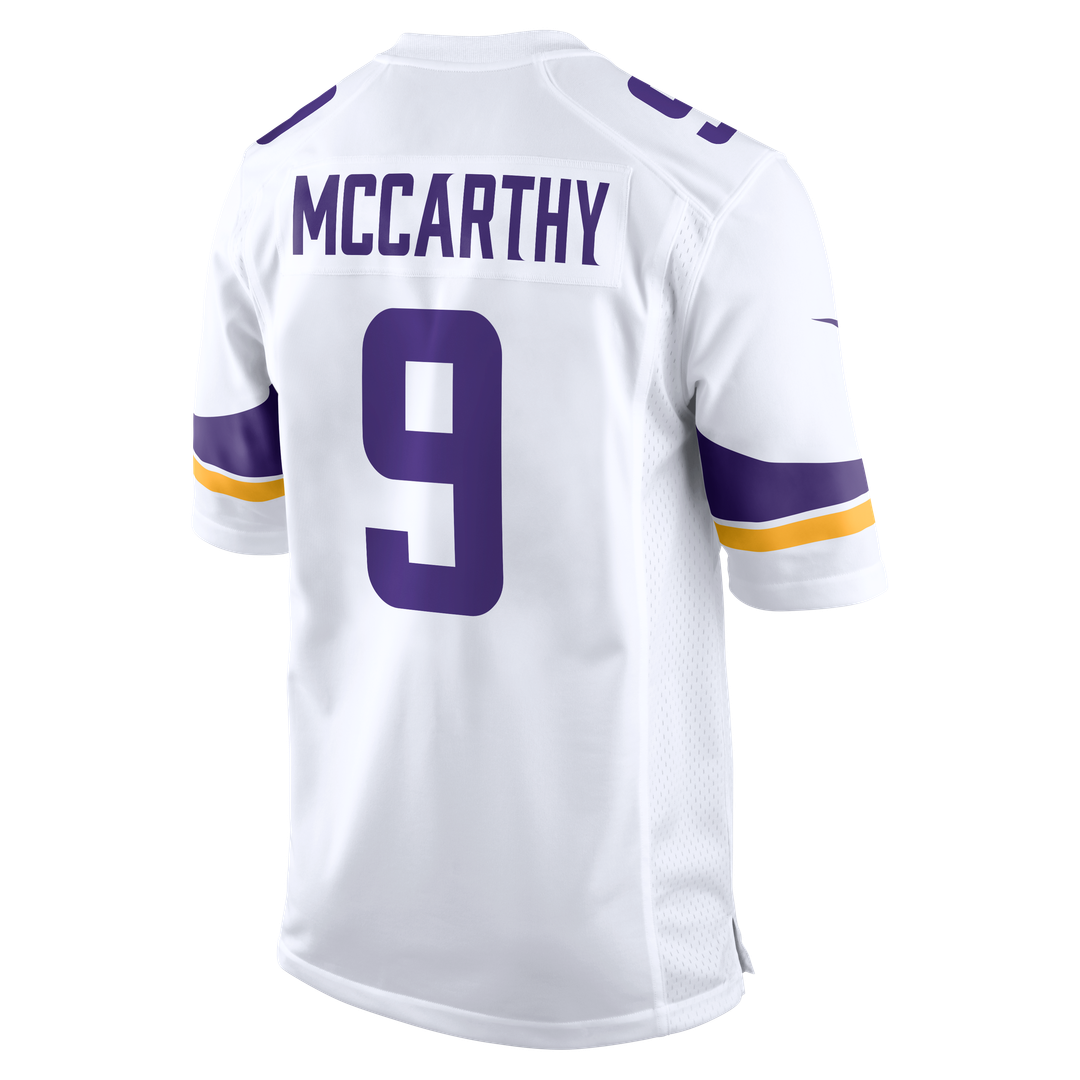 Men's Minnesota Vikings J.J. McCarthy Nike  White Game Jersey