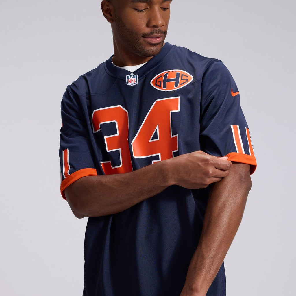 Men's Chicago Bears Walter Payton Nike Navy 2026 Rivalries Collection Game Jersey