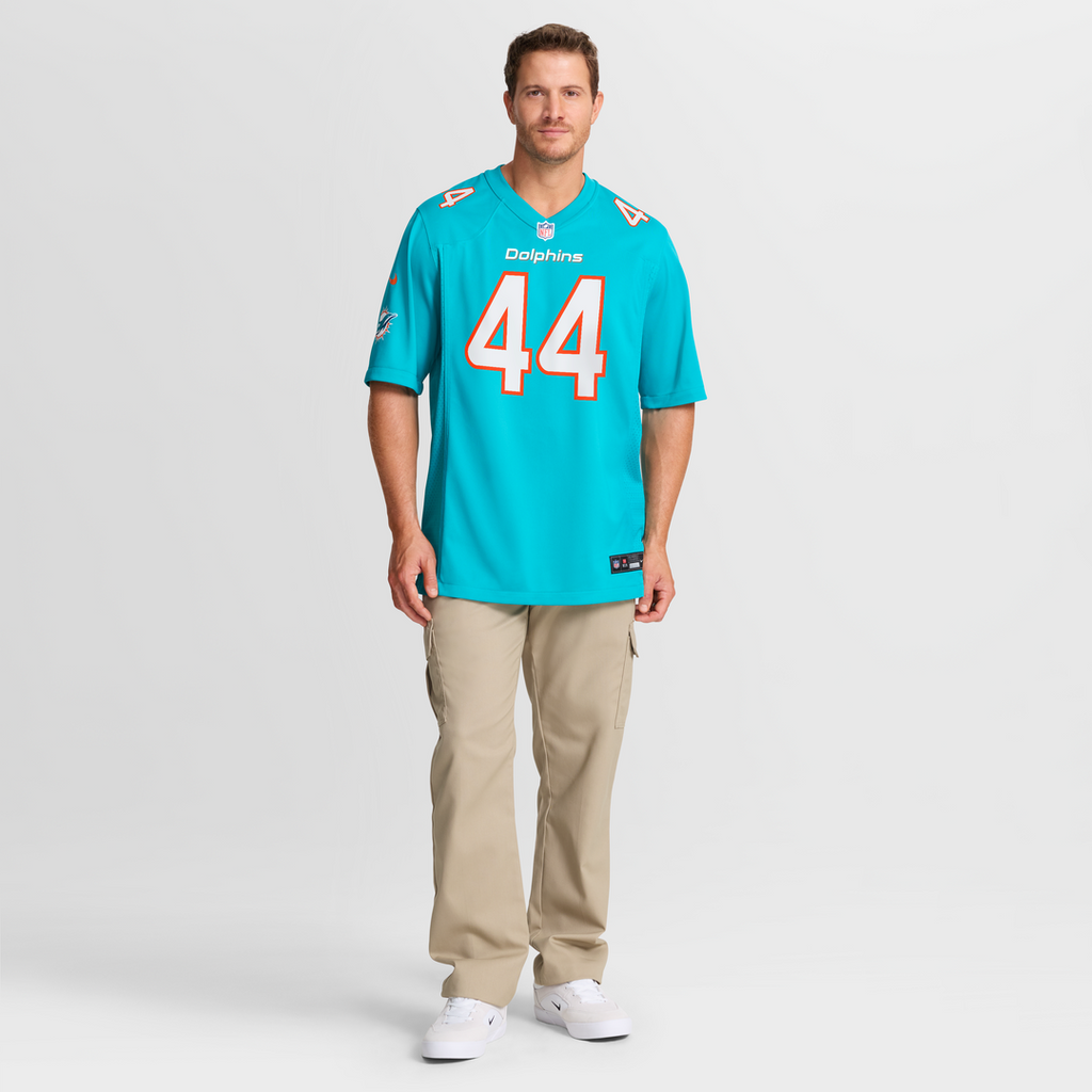 Men's Miami Dolphins Chop Robinson Nike Aqua  Player Game Jersey