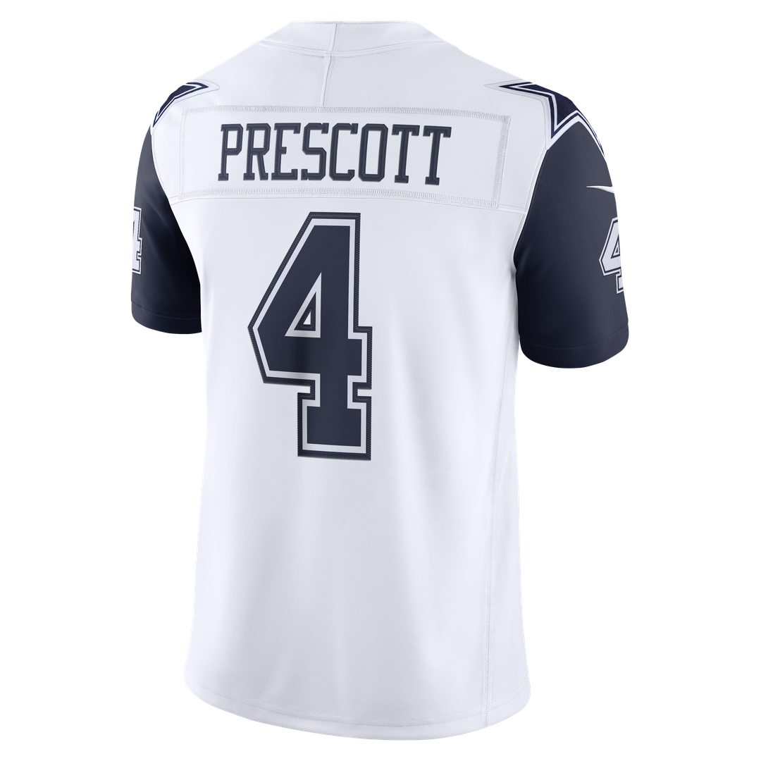 Men's Dallas Cowboys Dak Prescott Nike Navy Team Vapor F.U.S.E. Stitched Limited Jersey