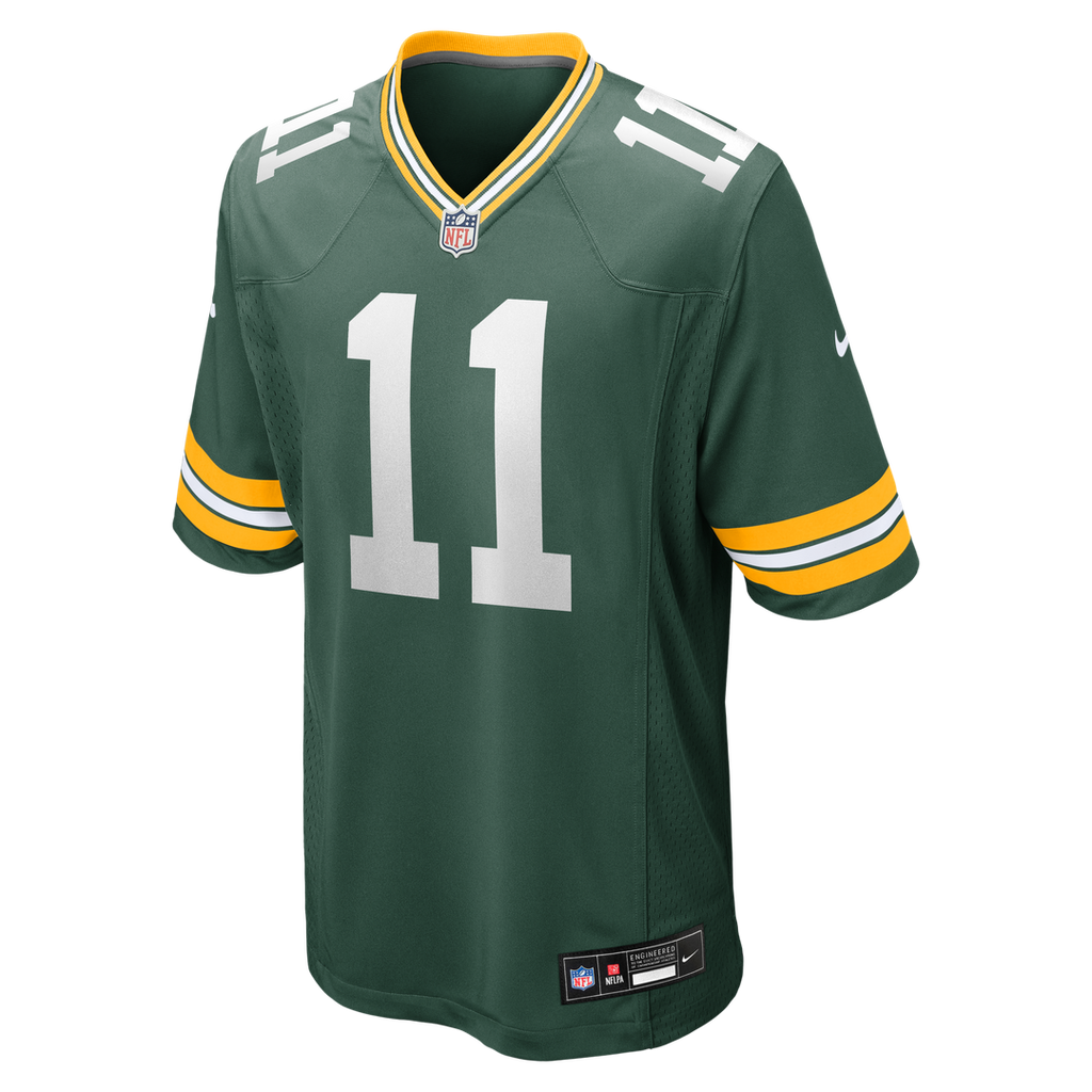 Men's Green Bay Packers Jayden Reed Nike  Green  Game Jersey