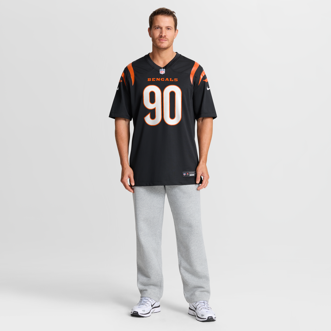 Men's Cincinnati Bengals Kris Jenkins Jr. Nike  Black  Game Jersey