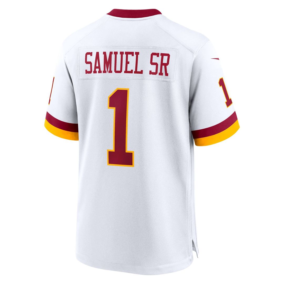 Men's Washington Commanders Deebo Samuel Sr Nike White Game Super Bowl Era Jersey