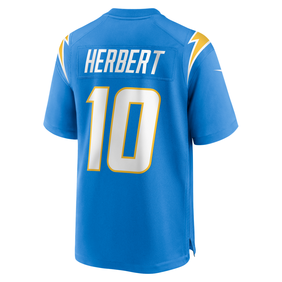 Men's Los Angeles Chargers Justin Herbert Nike Navy Alternate Super Chargers Game Player Jersey