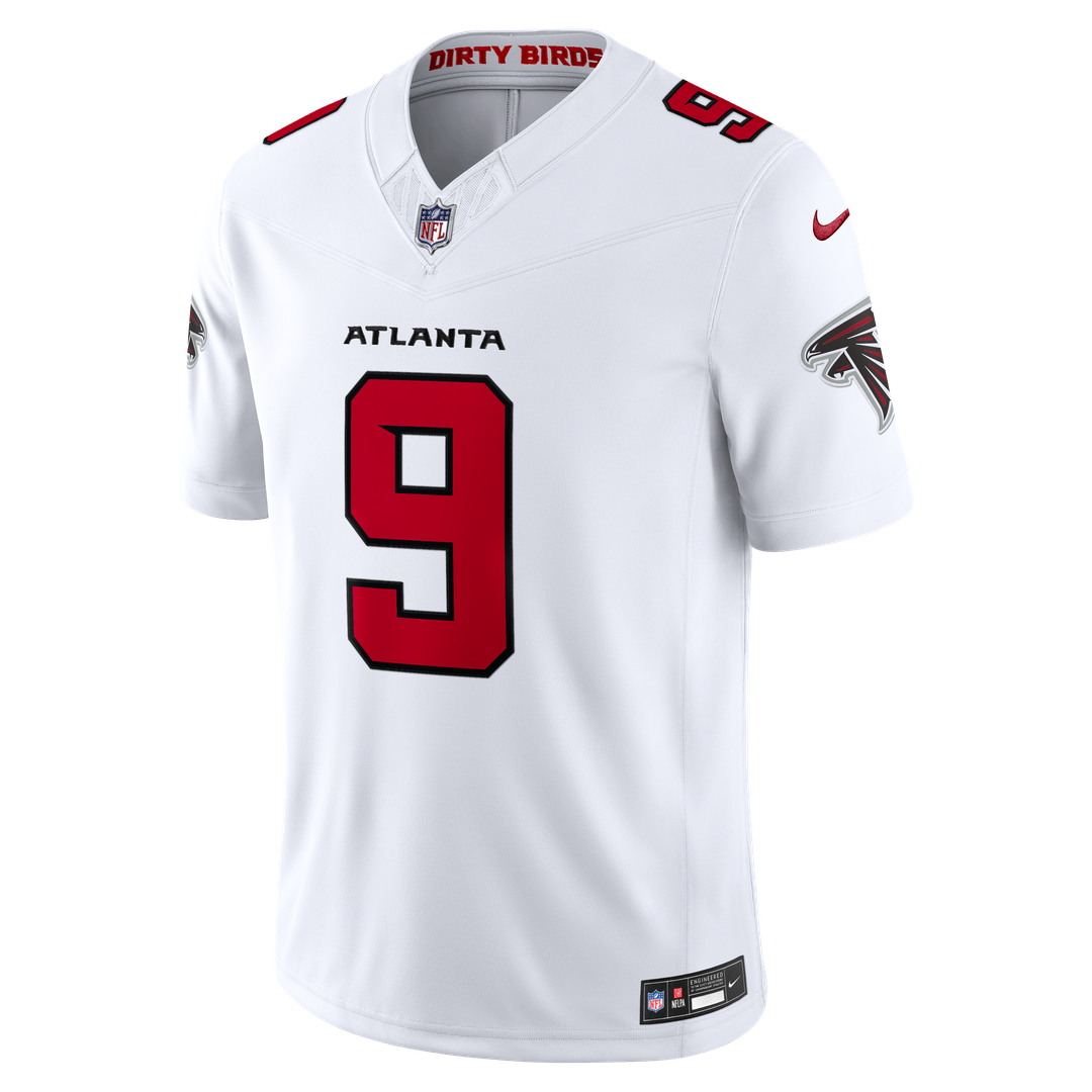 Men's Atlanta Falcons Michael Penix Jr. Nike Black Alternate Throwback Vapor F.U.S.E. Stitched Limited Jersey