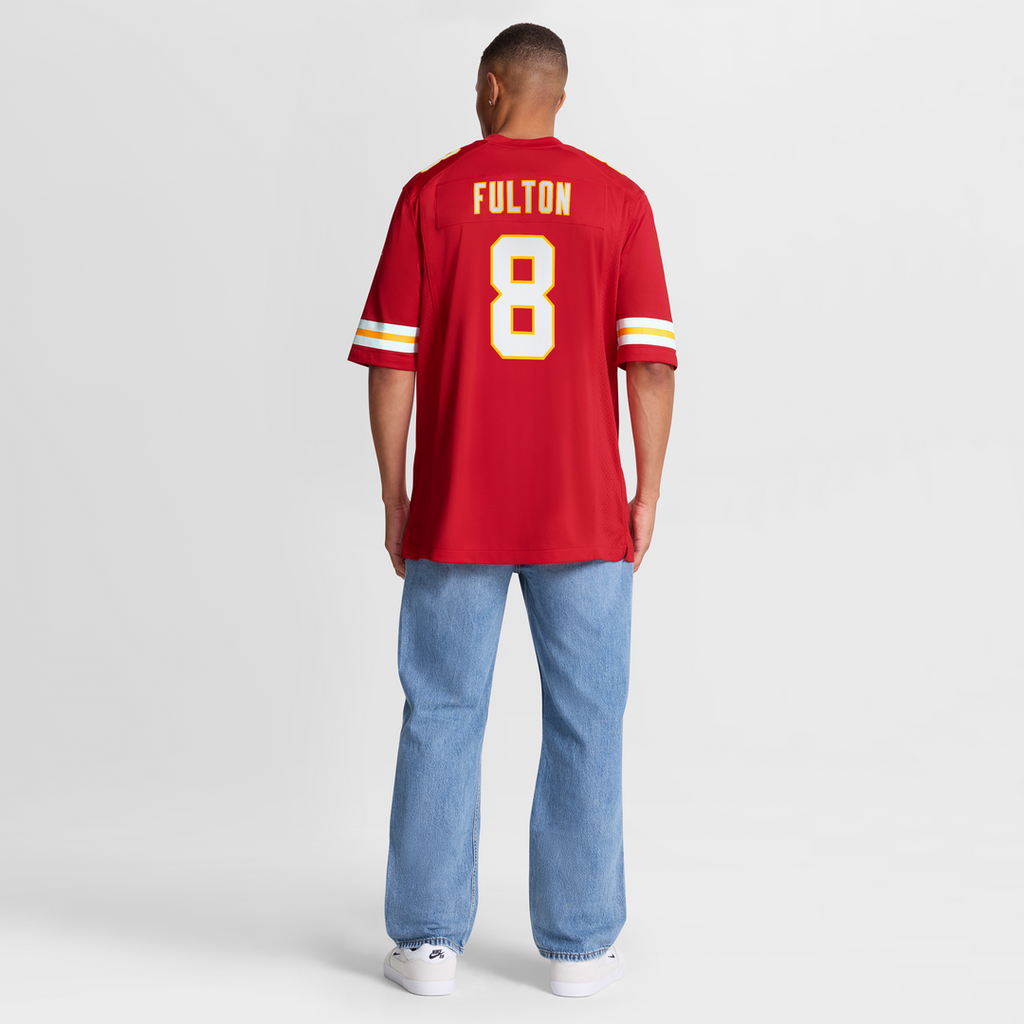 Men's Kansas City Chiefs Kristian Fulton Nike  Red Team Game Jersey