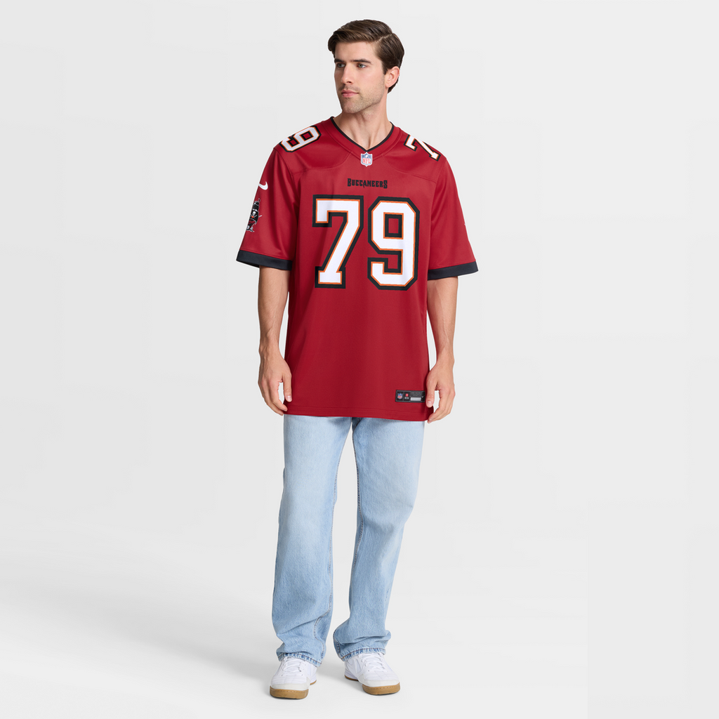 Men's Tampa Bay Buccaneers Elijah Klein Nike  Red  Game Jersey