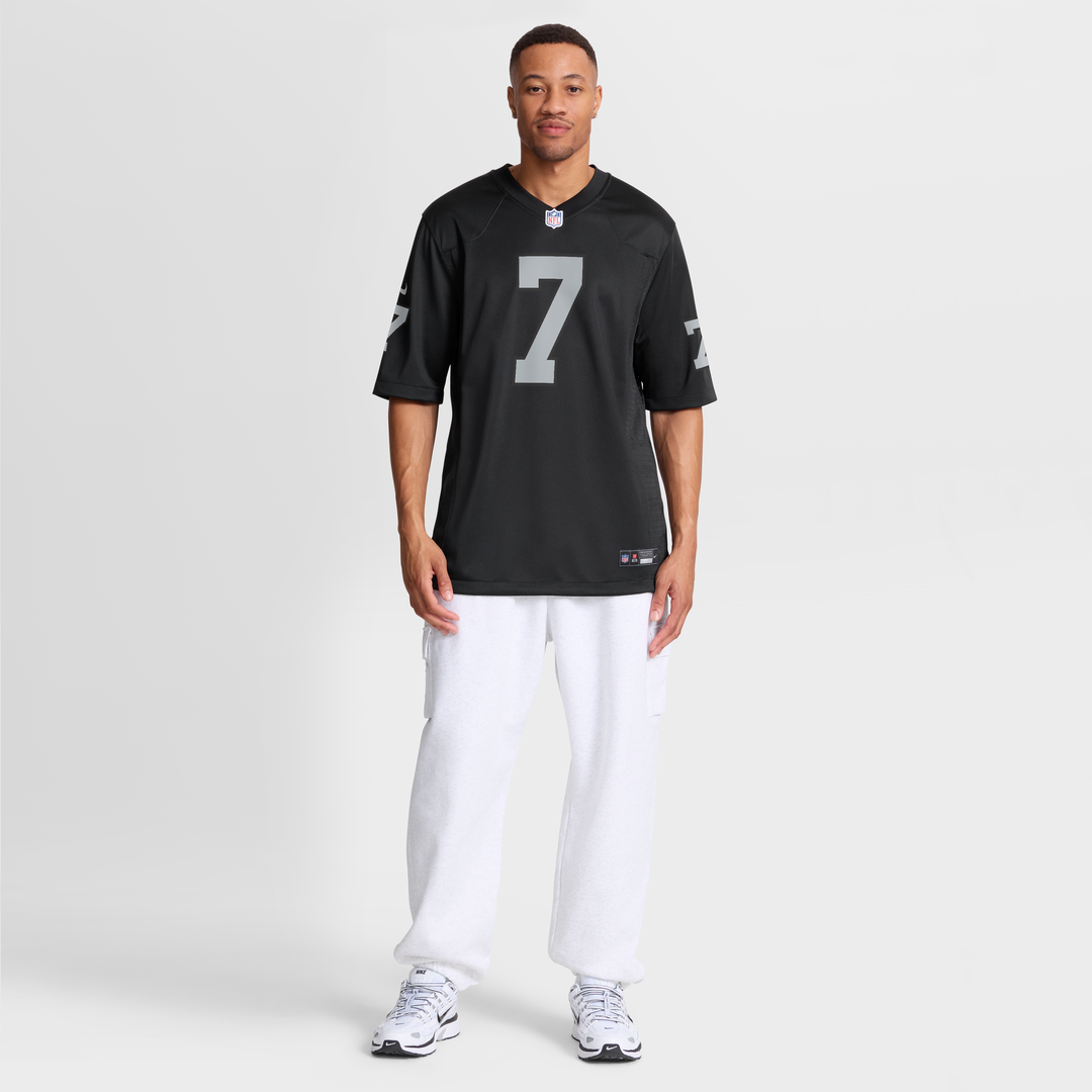 Men's Las Vegas Raiders Quay Walker Nike  Black Team Game Jersey