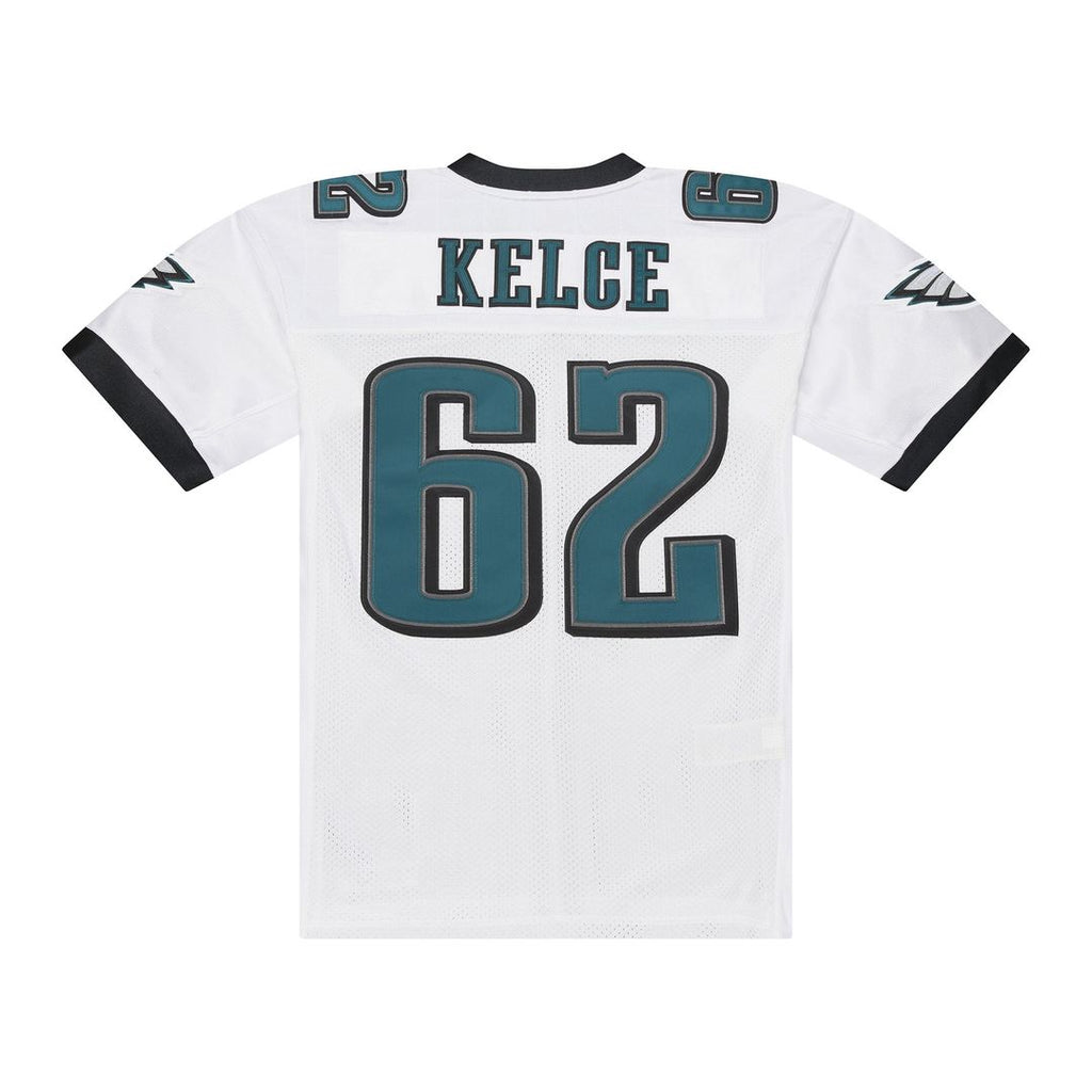 Men's Philadelphia Eagles Jason Kelce Mitchell & Ness White 2011 Authentic Throwback Jersey