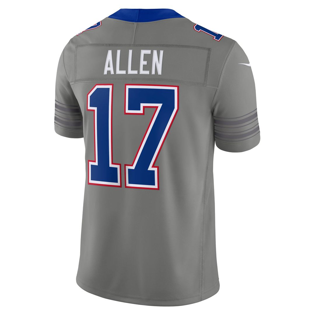 Men's Buffalo Bills Josh Allen Nike White Vapor F.U.S.E. Stitched Limited Jersey