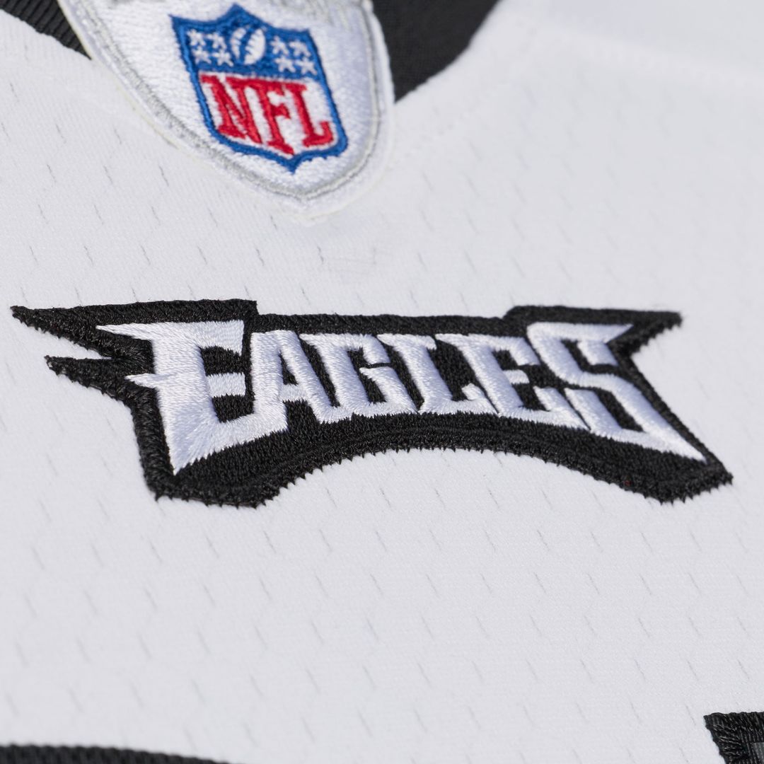 Men's Philadelphia Eagles Jason Kelce Mitchell & Ness White Big & Tall 2011 Legacy Replica Player Jersey