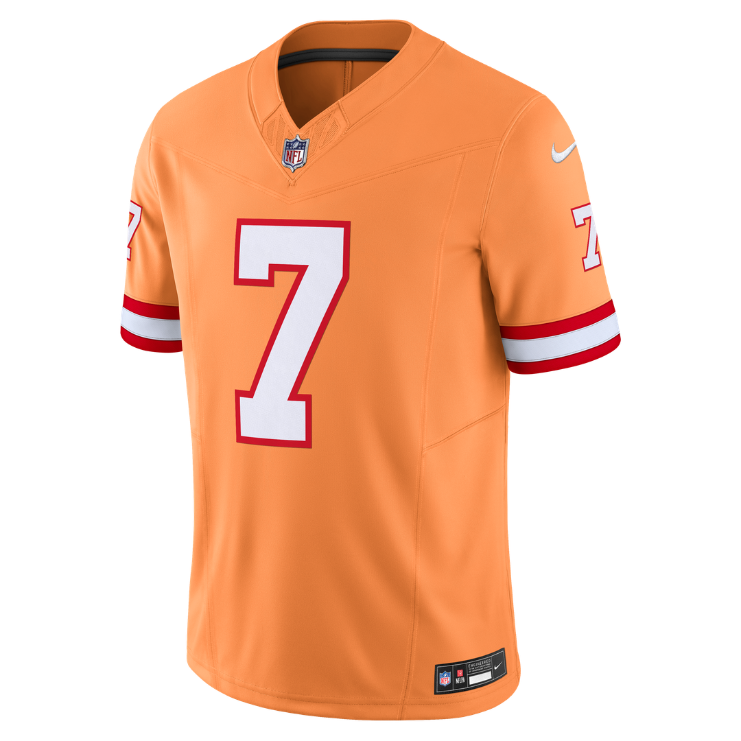 Men's '76 Tampa Bay Buccaneers Bucky Irving Nike White  Vapor F.U.S.E. Player Limited Jersey