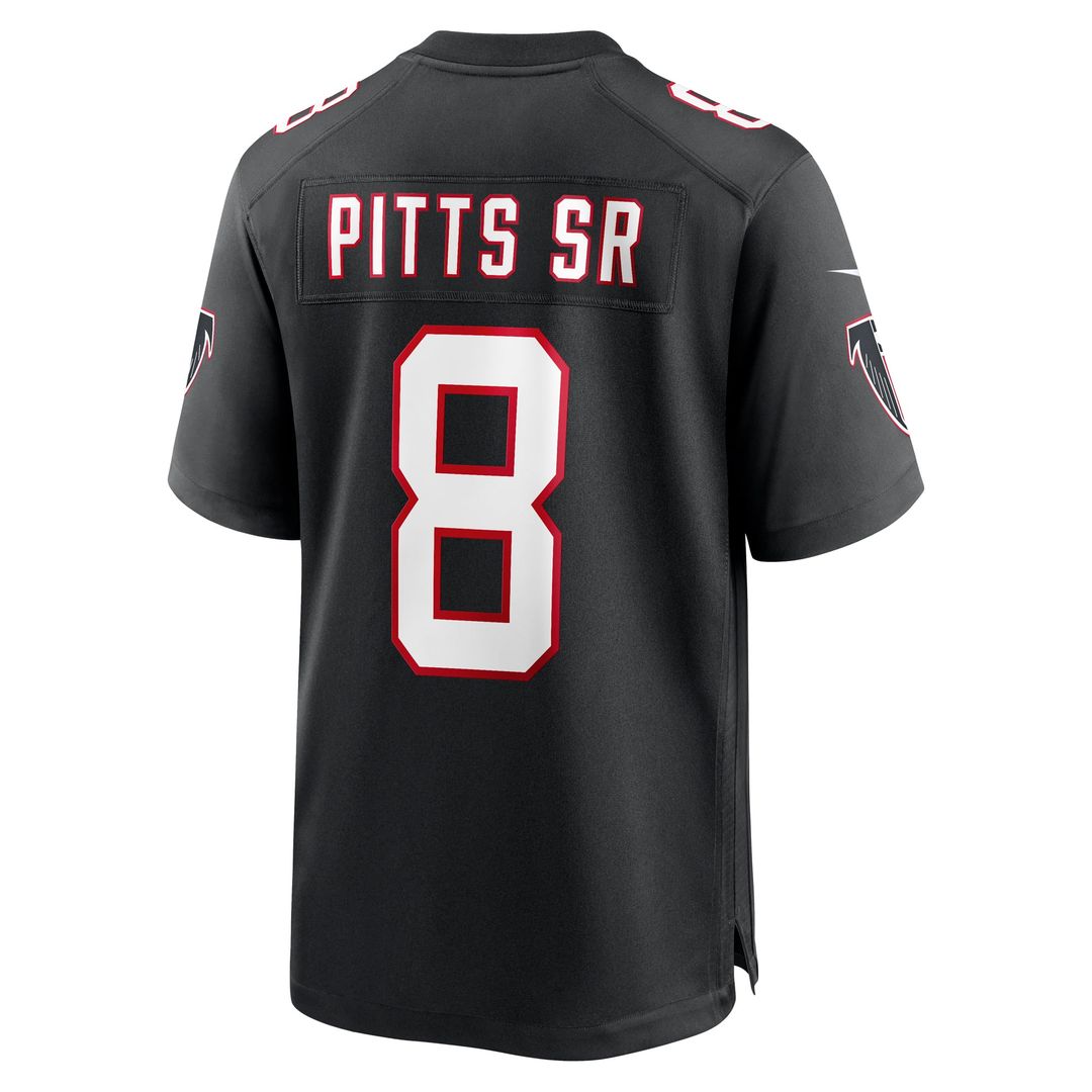 Men's Atlanta Falcons Kyle Pitts Sr. Nike Black Alternate  Game Jersey