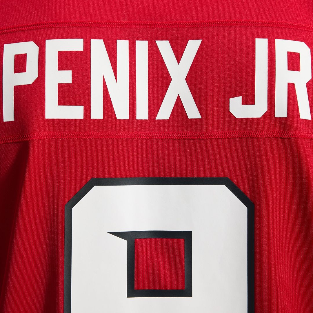 Men's Atlanta Falcons Michael Penix Jr. Nike Red Game Jersey