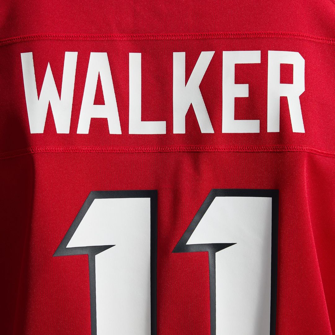 Men's Atlanta Falcons Jalon Walker Nike Red Game Jersey