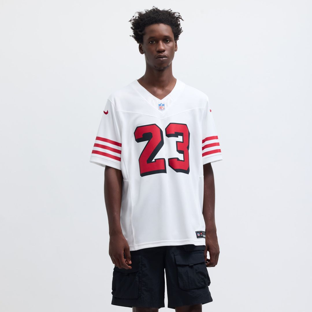 Men's San Francisco 49ers Christian McCaffrey Nike Scarlet Vapor F.U.S.E. Limited Jersey
