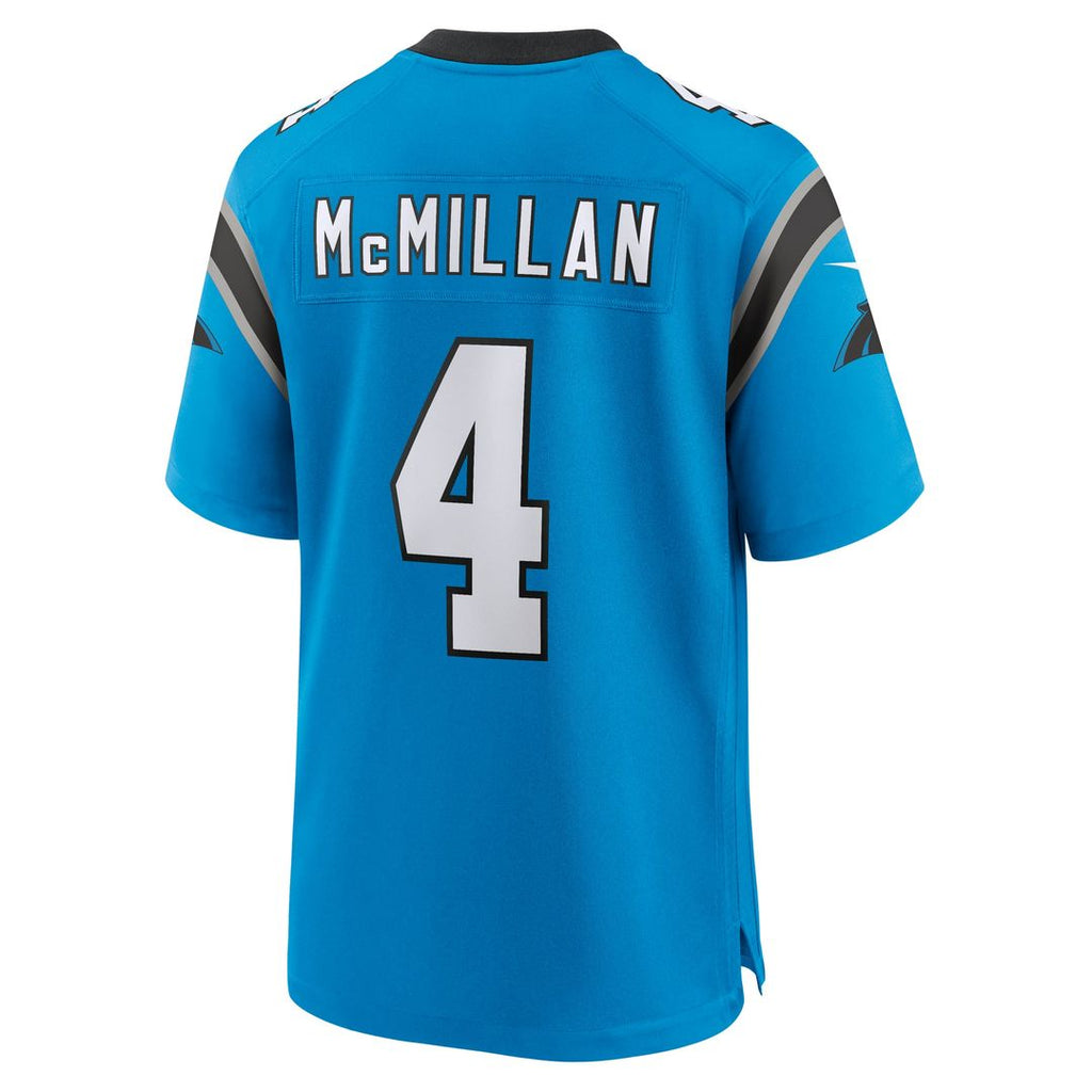 Men's Carolina Panthers Tetairoa McMillan Nike Black Team Game Jersey