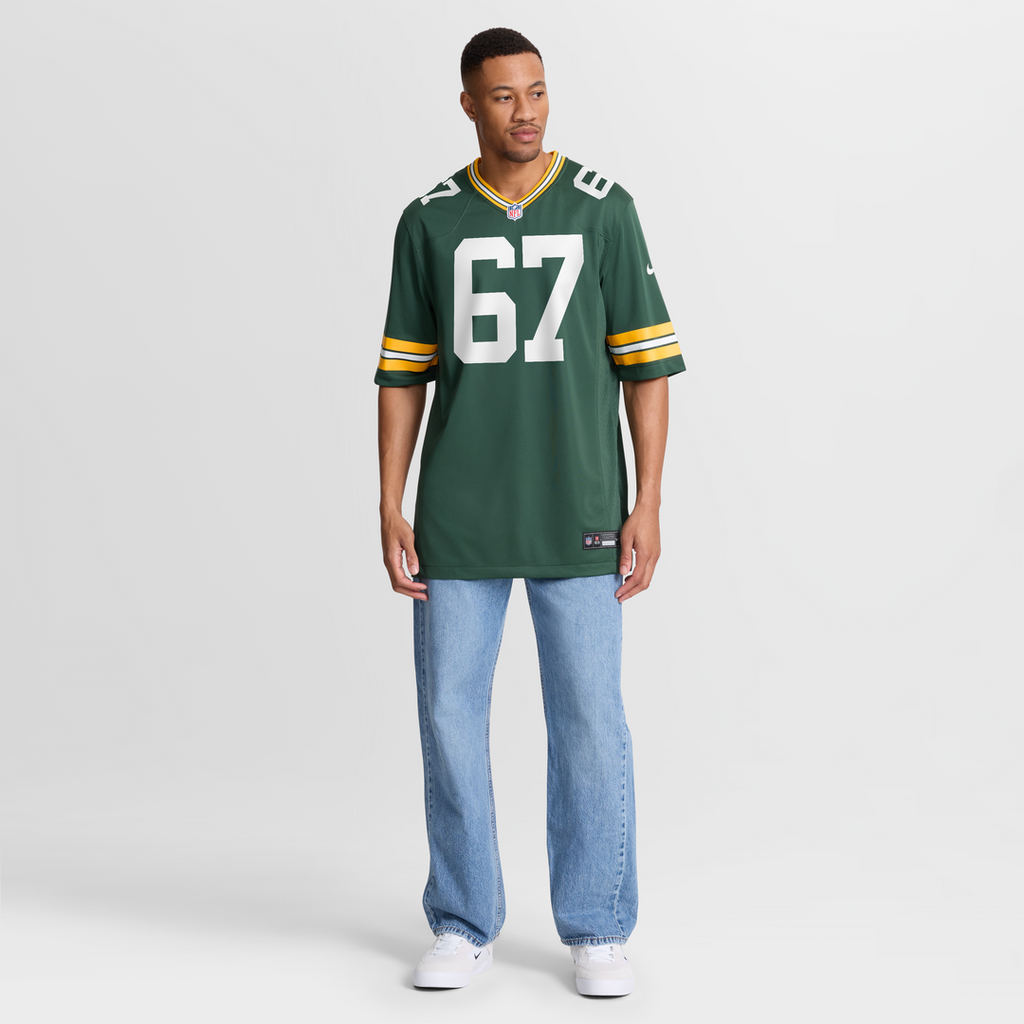 Men's Green Bay Packers Donovan Jennings Nike  Green Team Game Jersey