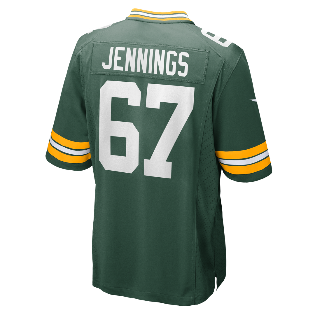 Men's Green Bay Packers Donovan Jennings Nike  Green Team Game Jersey