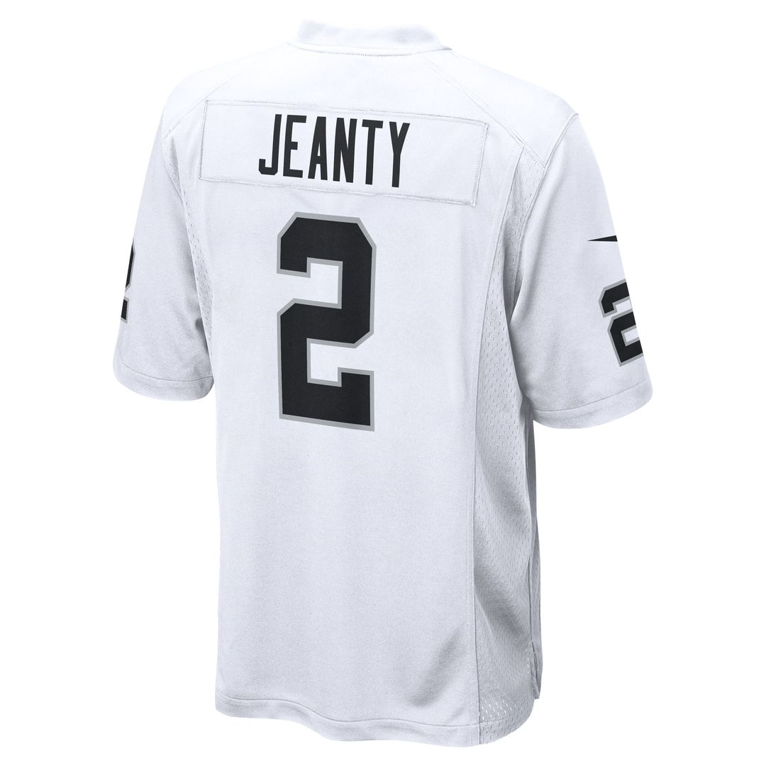 Men's Las Vegas Raiders Ashton Jeanty Nike  White Game Jersey