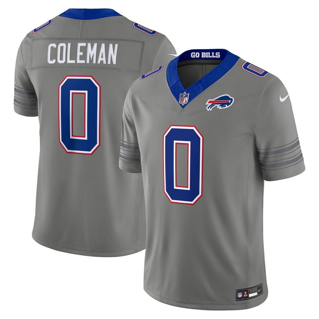 Men's Buffalo Bills Keon Coleman Nike Royal Team Vapor F.U.S.E. Stitched Limited Jersey