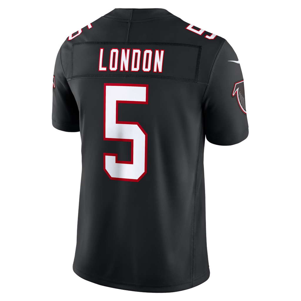 Men's Atlanta Falcons Drake London Nike Red Team Vapor F.U.S.E. Stitched Limited Jersey