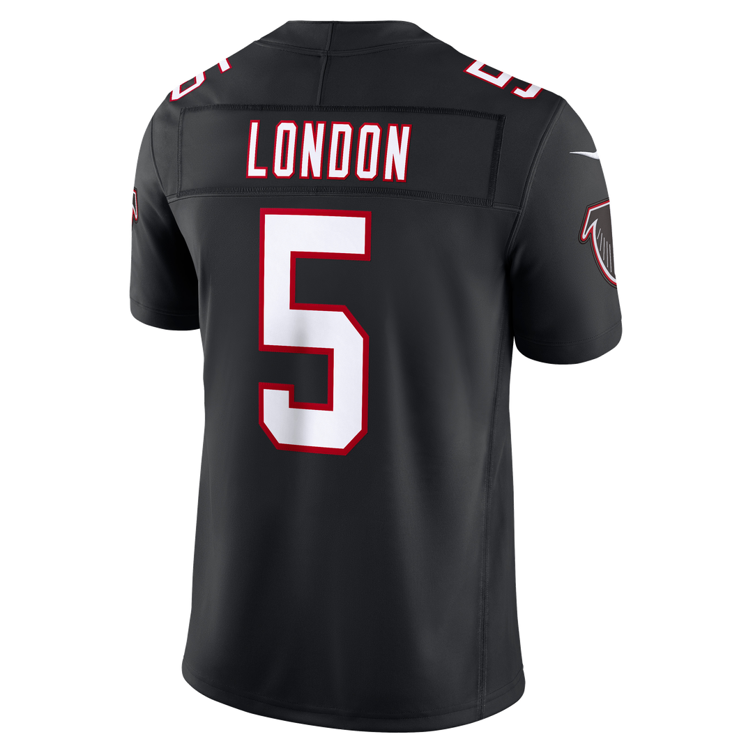 Men's Atlanta Falcons Drake London Nike Red Team Vapor F.U.S.E. Stitched Limited Jersey