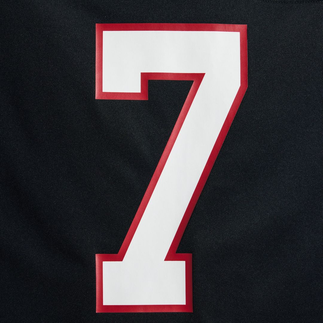 Men's Atlanta Falcons Bijan Robinson Nike Black  Throwback Game Jersey