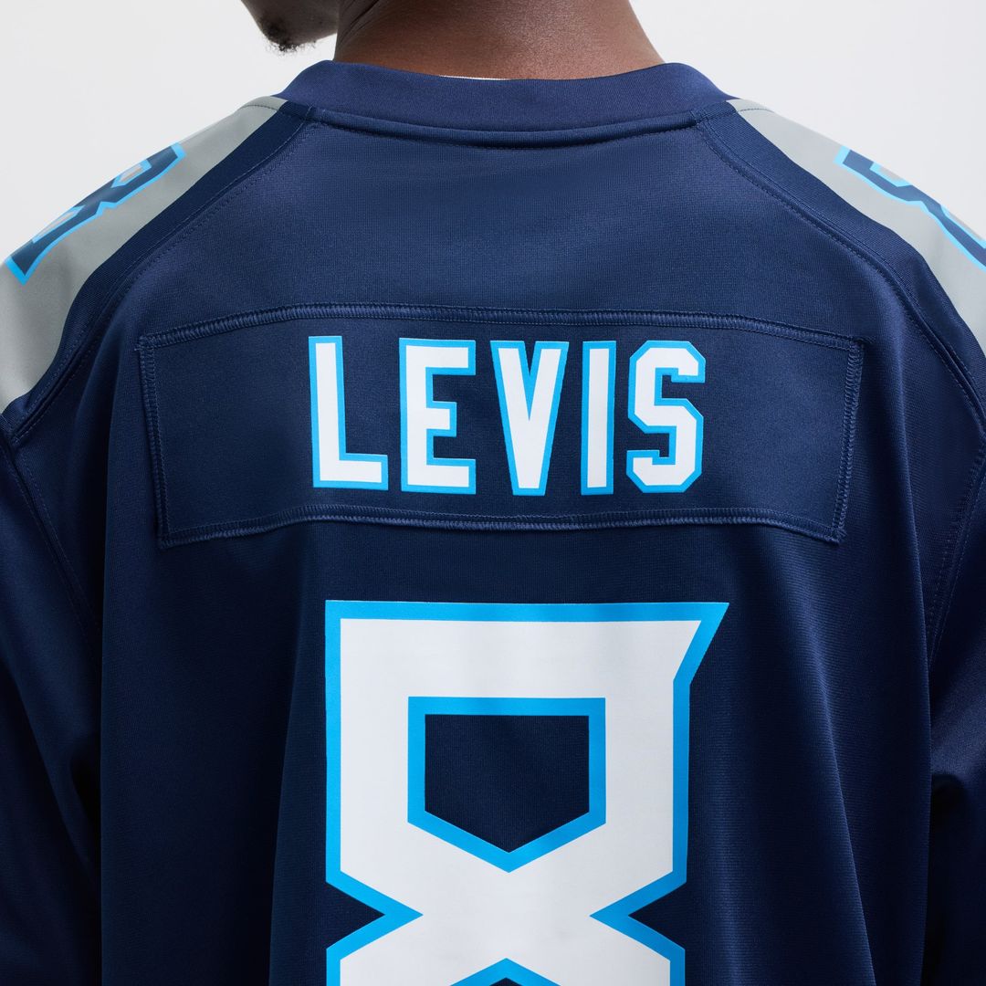Men's Tennessee Titans Will Levis Nike Navy  Game Jersey