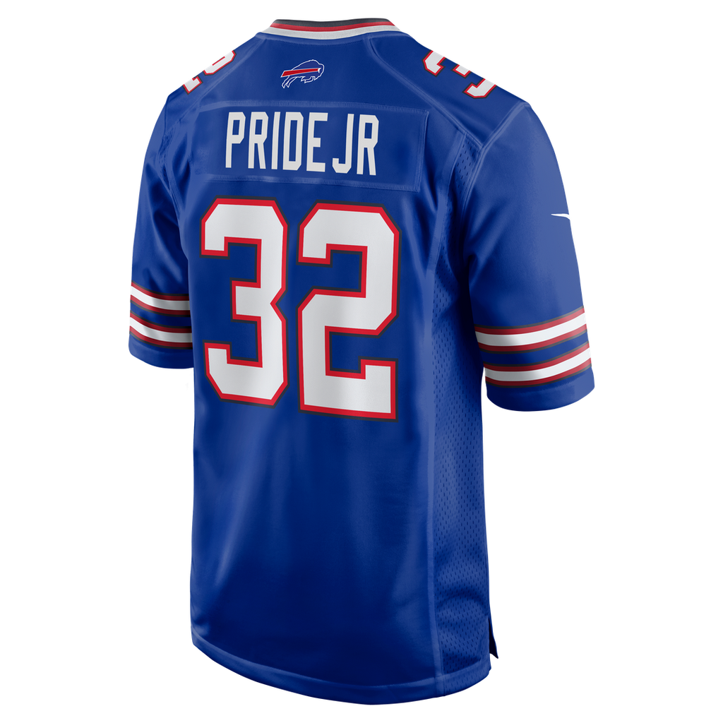 Men's Buffalo Bills Toriano Pride Jr. Nike Royal Team Game Jersey