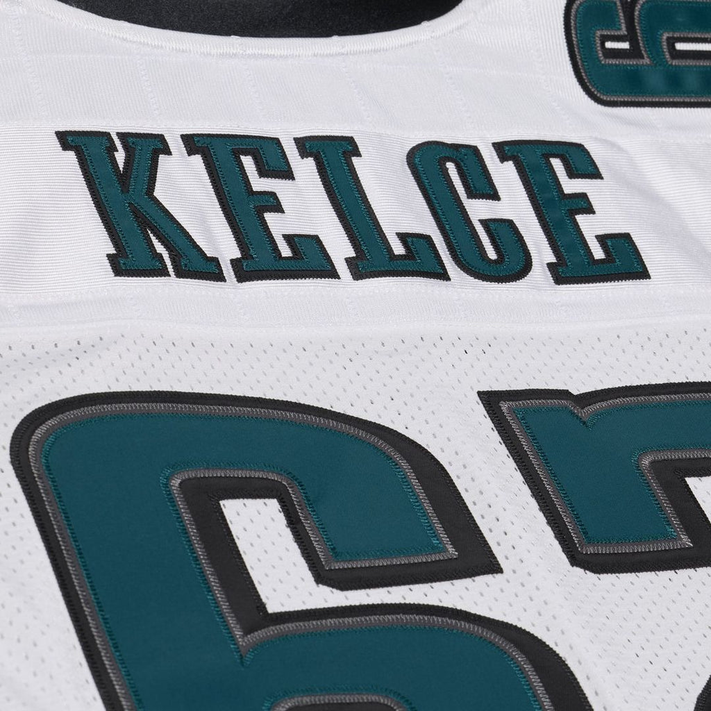 Men's Philadelphia Eagles Jason Kelce Mitchell & Ness White 2011 Authentic Throwback Jersey