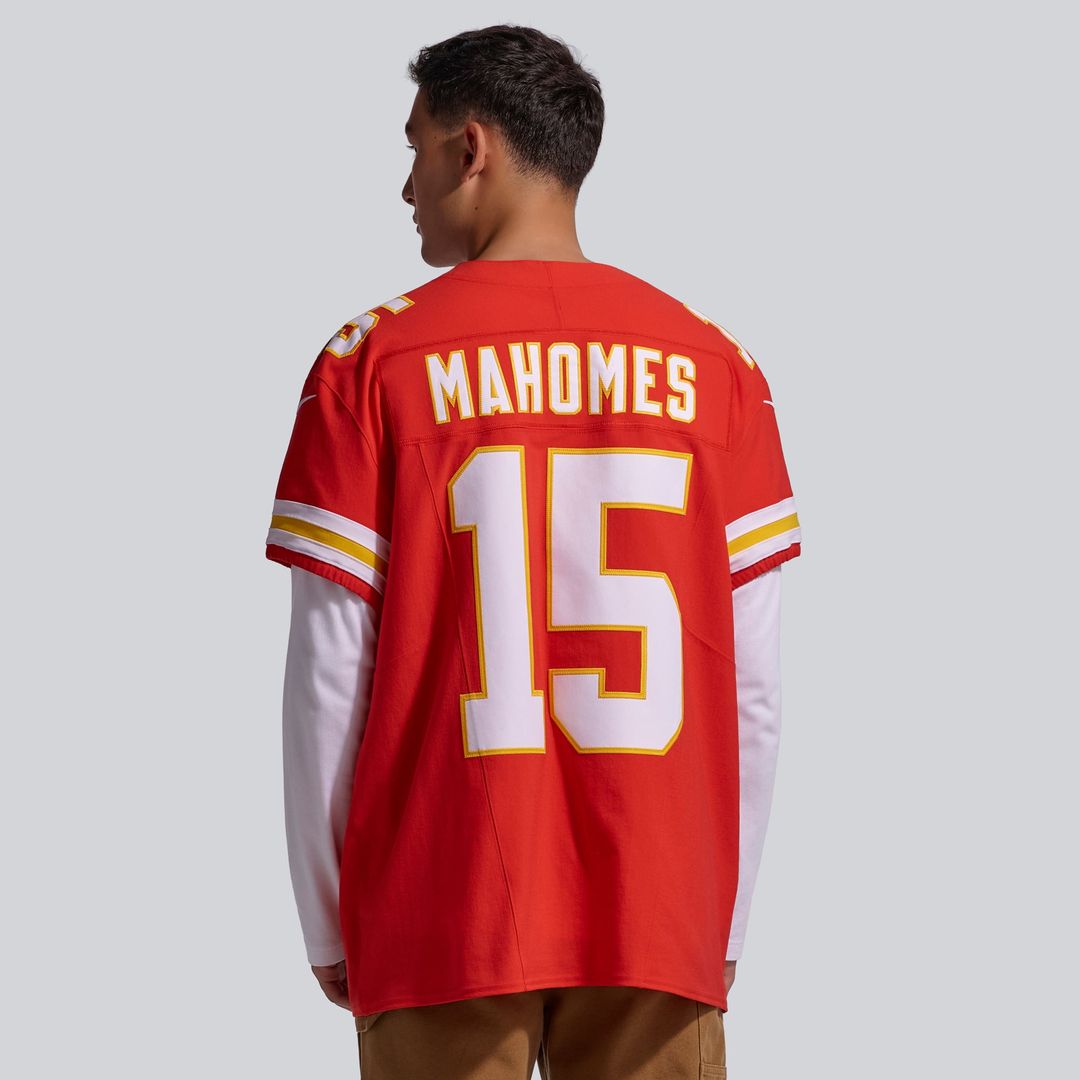 Men's Kansas City Chiefs Patrick Mahomes Nike Red Team Vapor F.U.S.E. Elite Jersey