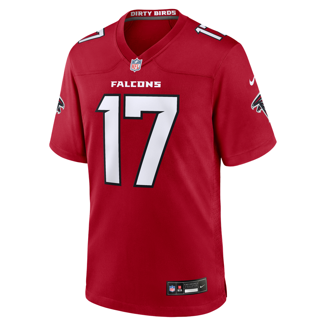 Men's Atlanta Falcons Zachariah Branch Nike Red Team Game Jersey