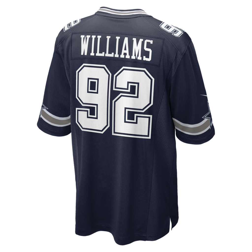 Men's Dallas Cowboys Quinnen Williams Nike Navy Team Game Jersey