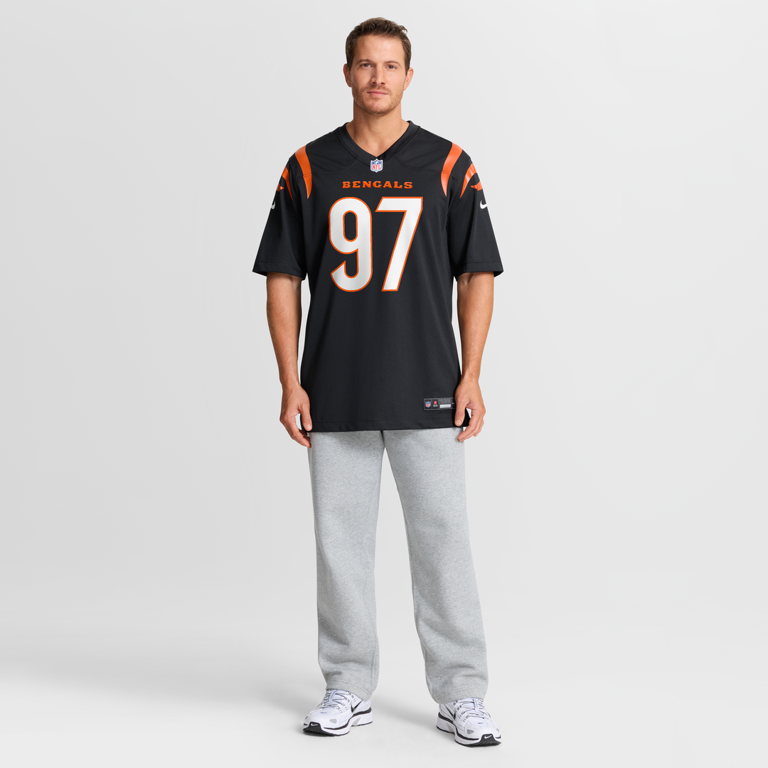 Men's Cincinnati Bengals Shemar Stewart Nike  Black Team Game Jersey