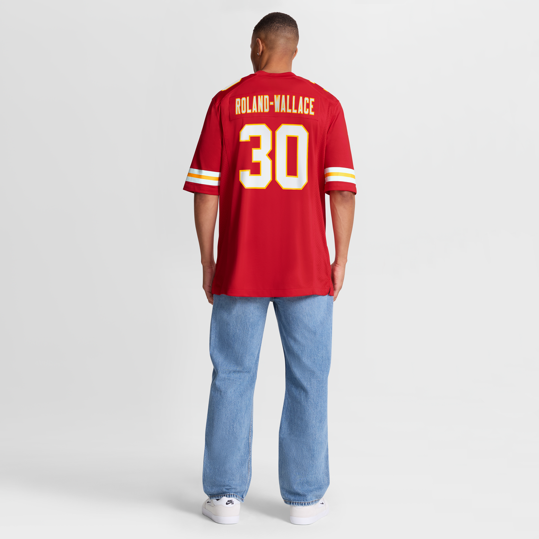 Men's Kansas City Chiefs Chris Roland-Wallace Nike  Red  Game Jersey