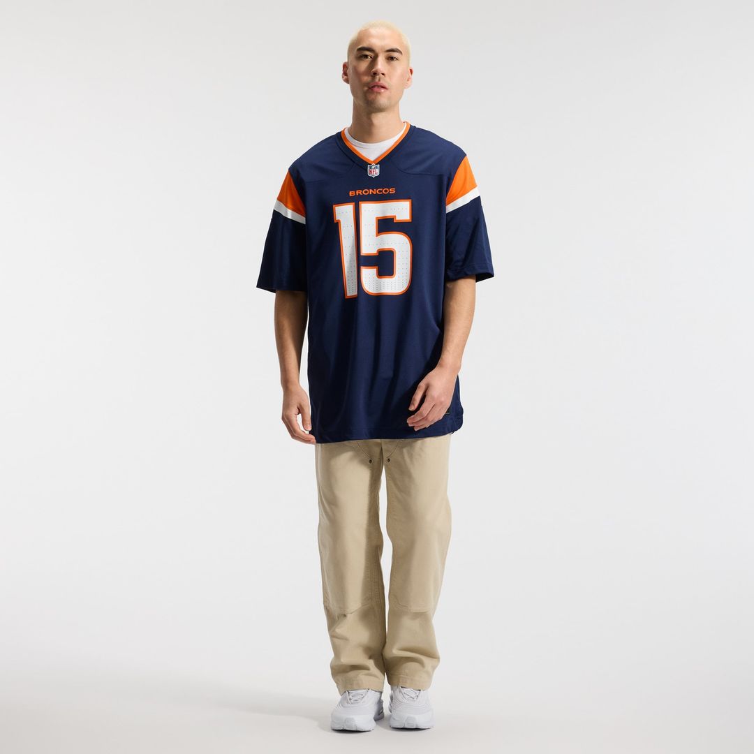 Men's Denver Broncos Nik Bonitto Nike  Navy Alternate Game Jersey