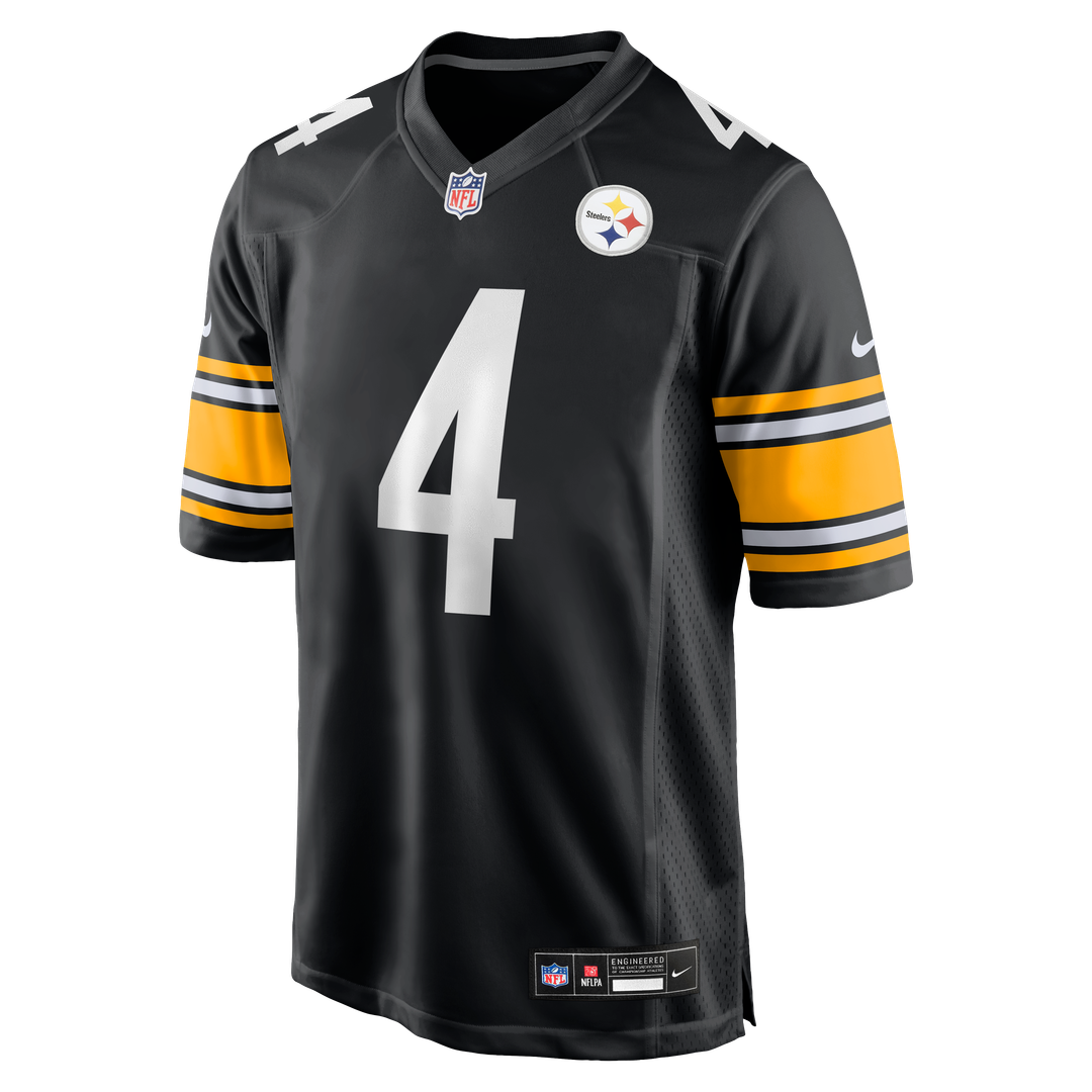Men's Pittsburgh Steelers DK Metcalf Nike Black Game Player Jersey