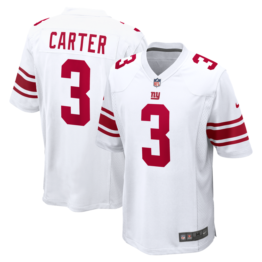 Men's New York Giants Abdul Carter Nike  White  Game Jersey