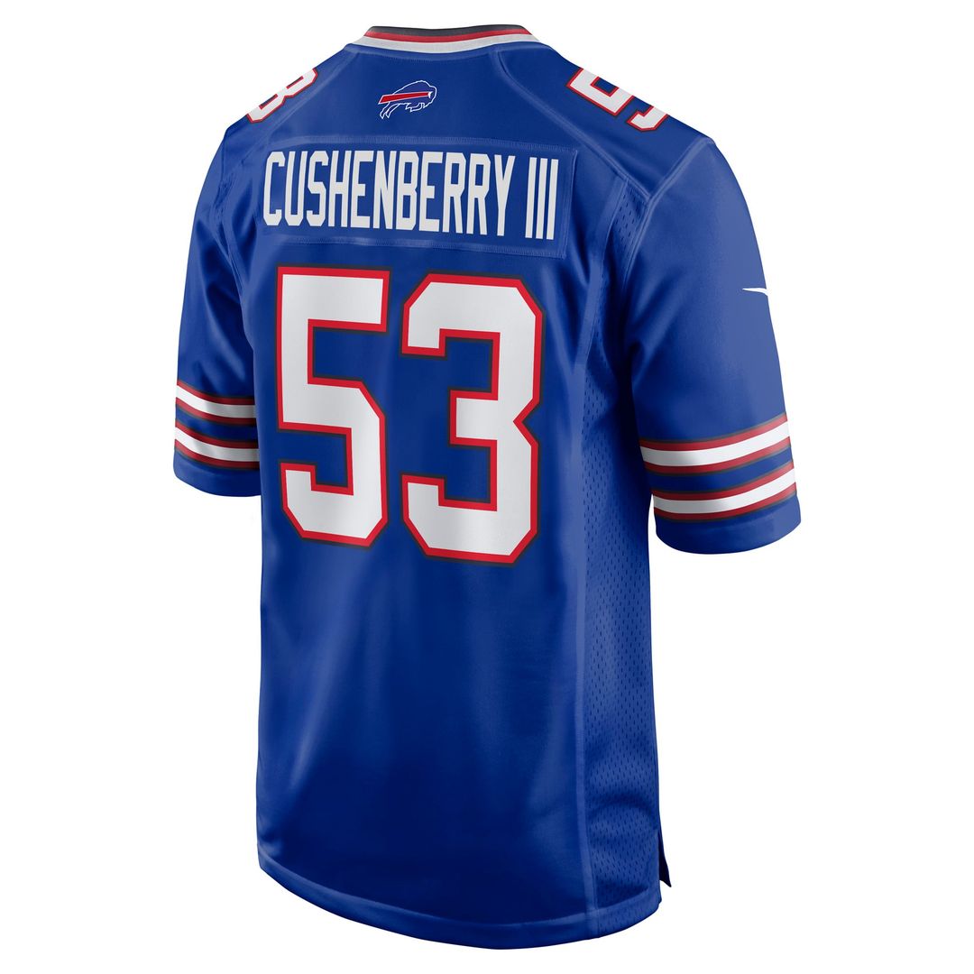 Men's Buffalo Bills Lloyd Cushenberry III Nike  Royal Team Game Jersey