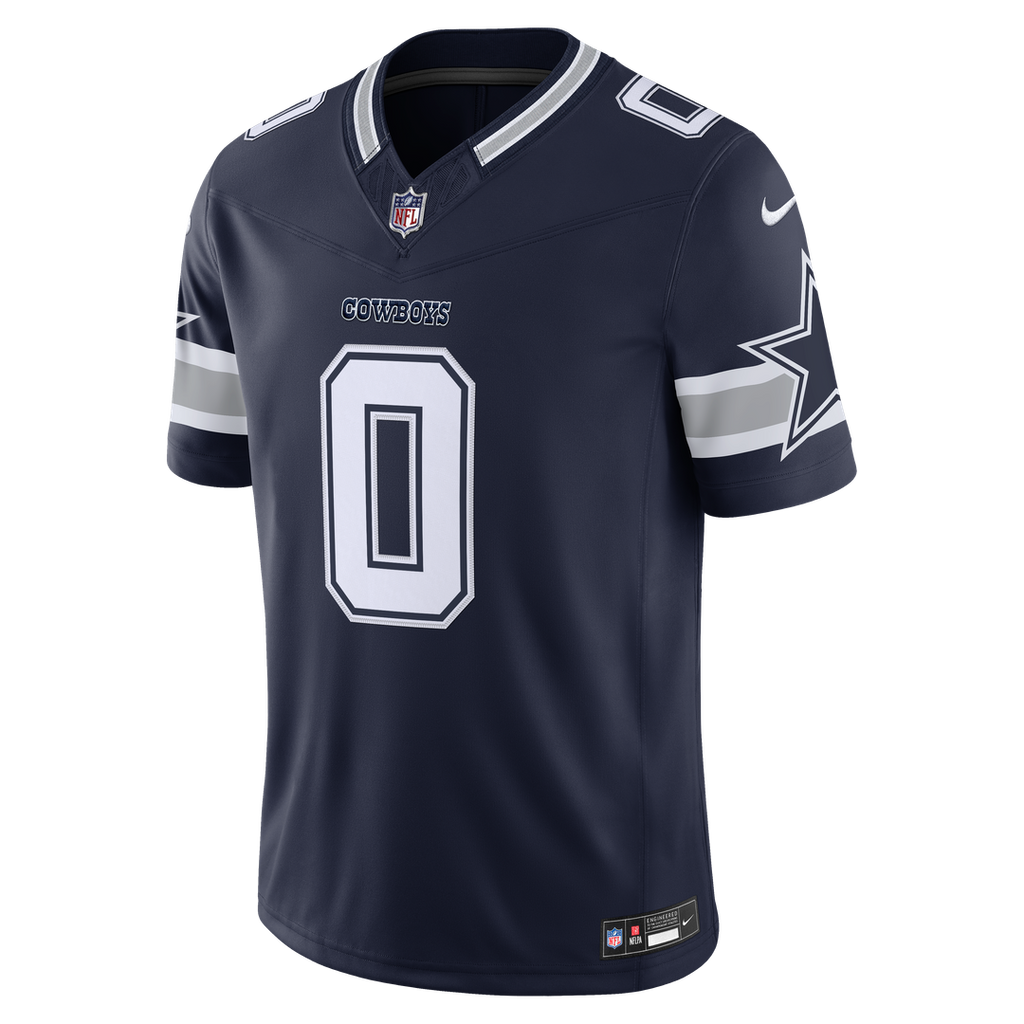 Men's Dallas Cowboys DeMarvion Overshown Nike Navy Team Vapor F.U.S.E. Stitched Limited Jersey