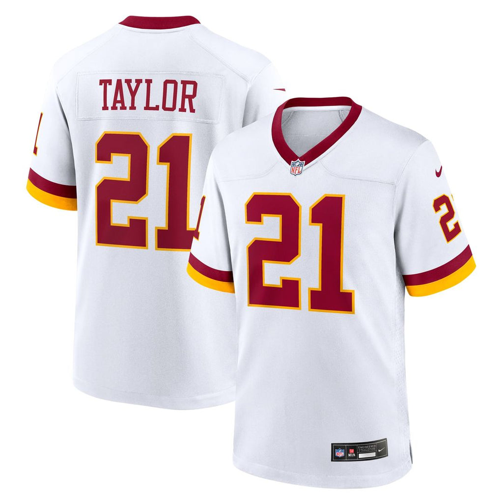 Men's Washington Commanders Sean Taylor Nike White Game Super Bowl Era Jersey