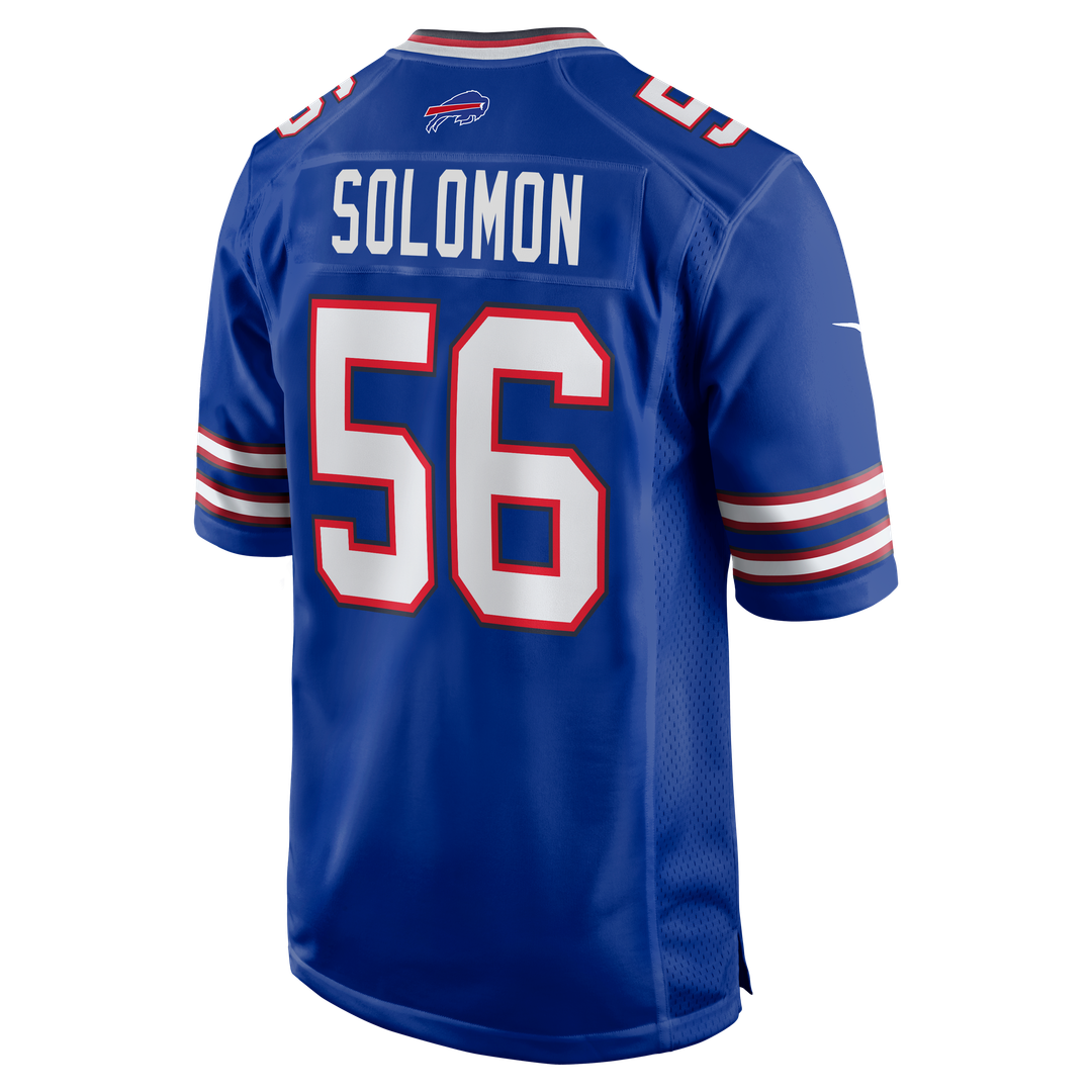 Men's Buffalo Bills Javon Solomon Nike  Royal Game Jersey